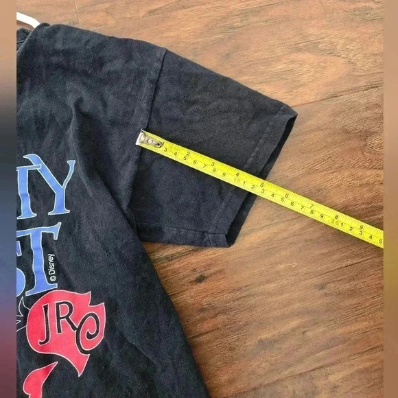 Vintage 90s Disney Beauty and the Beast T-shirt Black Kids Size Medium M Rare - Picture 8 of 8